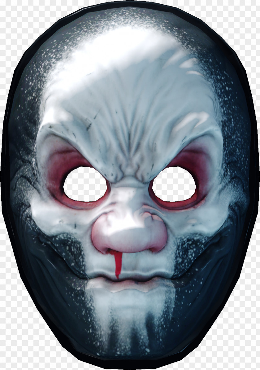 *2* Payday 2 Mask Overkill Software Overkill's The Walking Dead Starbreeze Studios PNG