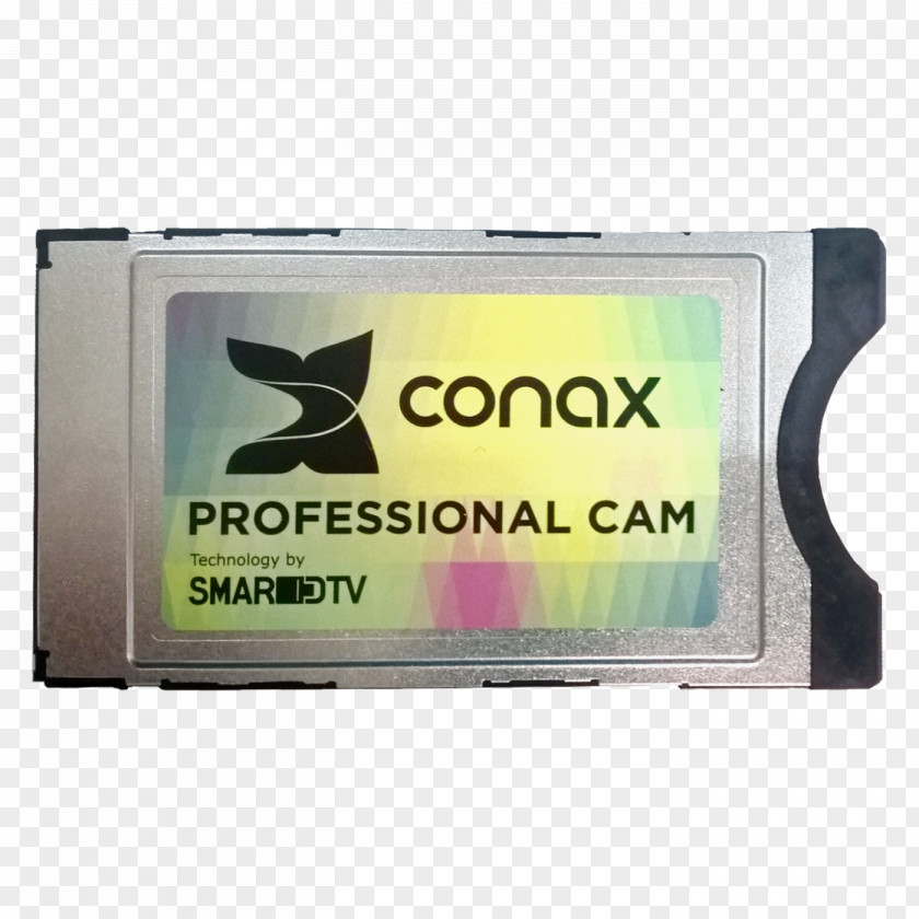 Liflet Smit 845621 CI-CAM Receiver Module With Conax Decoding System Electronics Yellow Product PNG