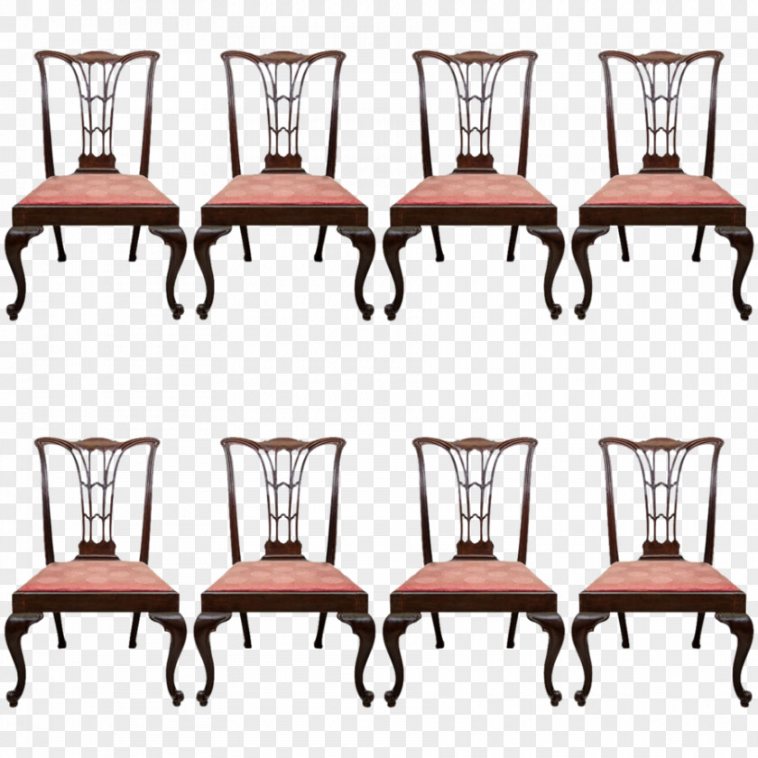 Table Chair Furniture Chinese Chippendale Seat PNG