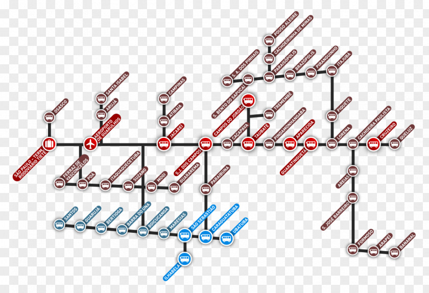Bus São José Dos Campos Paulo–Guarulhos International Airport Tietê Terminal Taubaté PNG