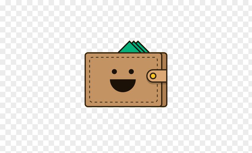 Flat Wallet Cartoon Animation PNG