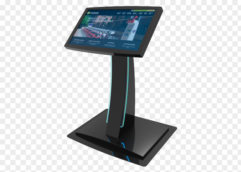 Computer Monitors Interactive Kiosks Digital Signs Advertising PNG