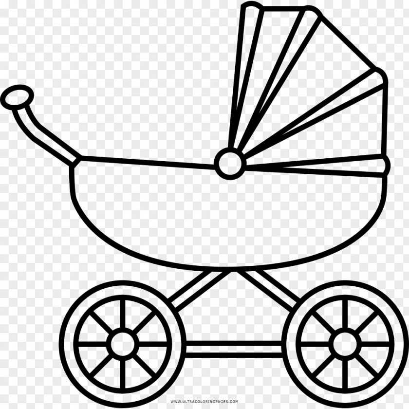 Flattened Baby Carriage Handrail Train Guard Rail Child PNG
