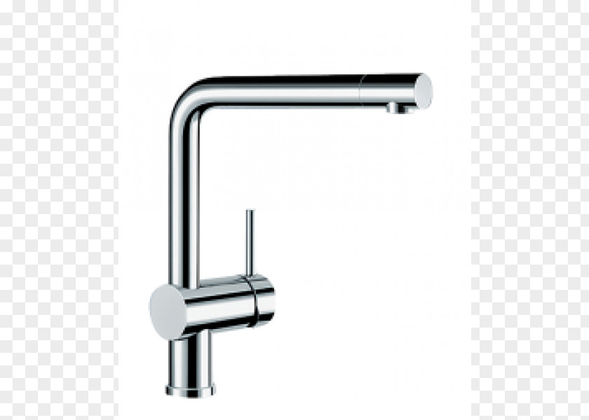 Kitchen Tap Mixer Sink Brushed Metal PNG