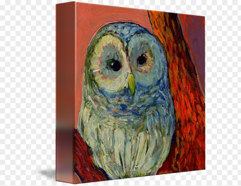 Owl Painting Gallery Wrap The NeverEnding Story Canvas PNG