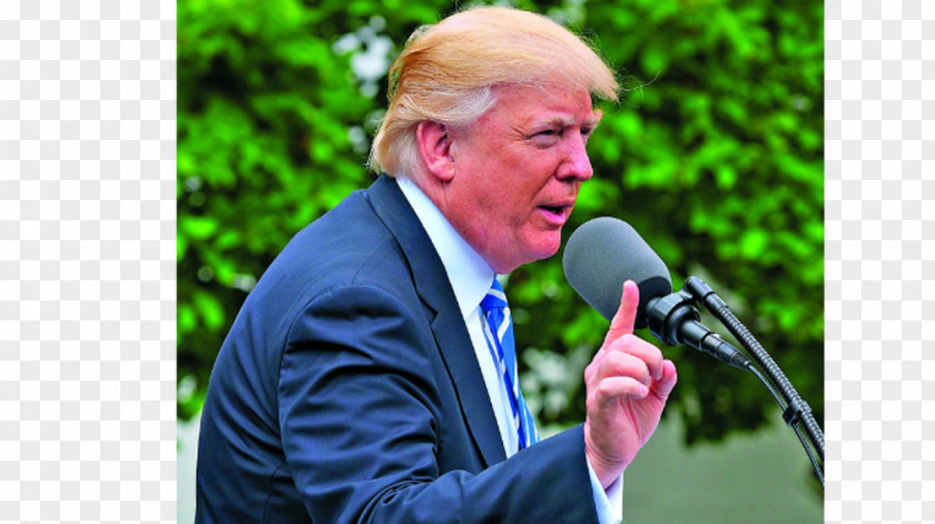 Donald Trump Microphone Communication Public Speaking Speech Energy PNG