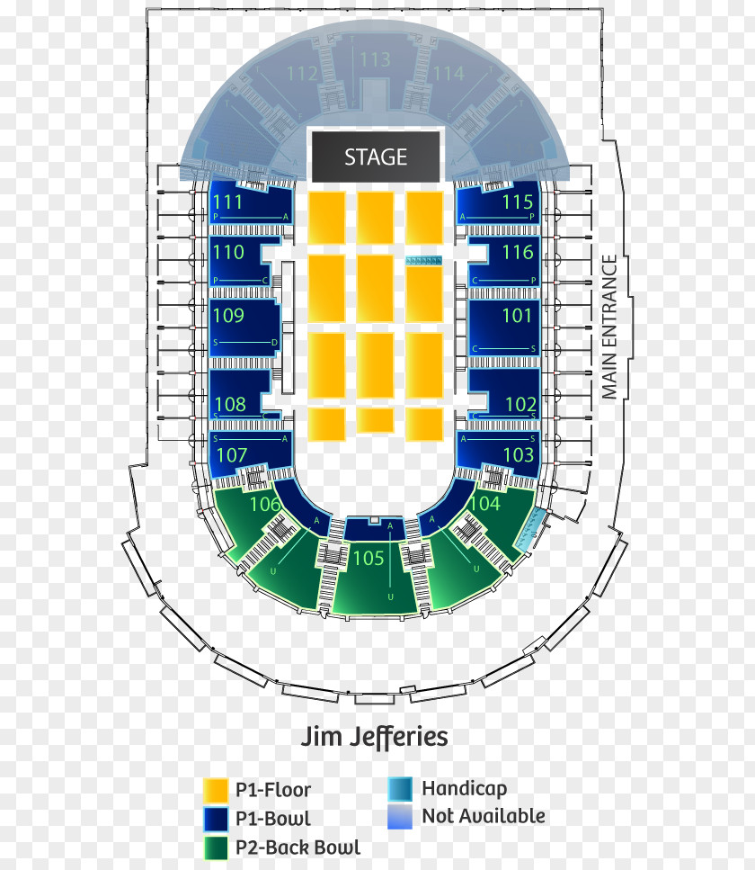 Map Prospera Place Select Your Tickets Concert Stadium PNG