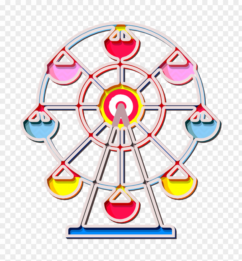Travel & Places Emoticons Icon Fair Ferris Wheel PNG