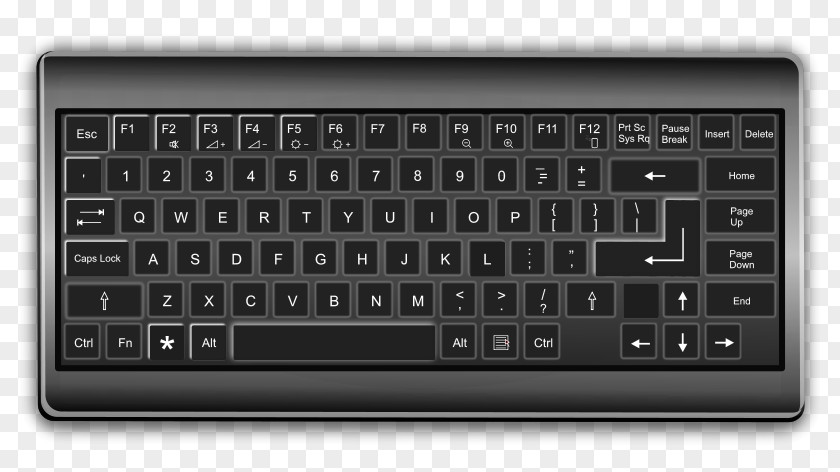 Keyboard Cliparts Computer Screenshot Microsoft Windows Key 7 PNG
