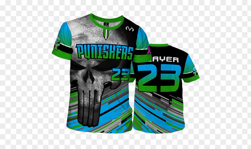 T-shirt Sports Fan Jersey Punisher Sleeve Outerwear PNG