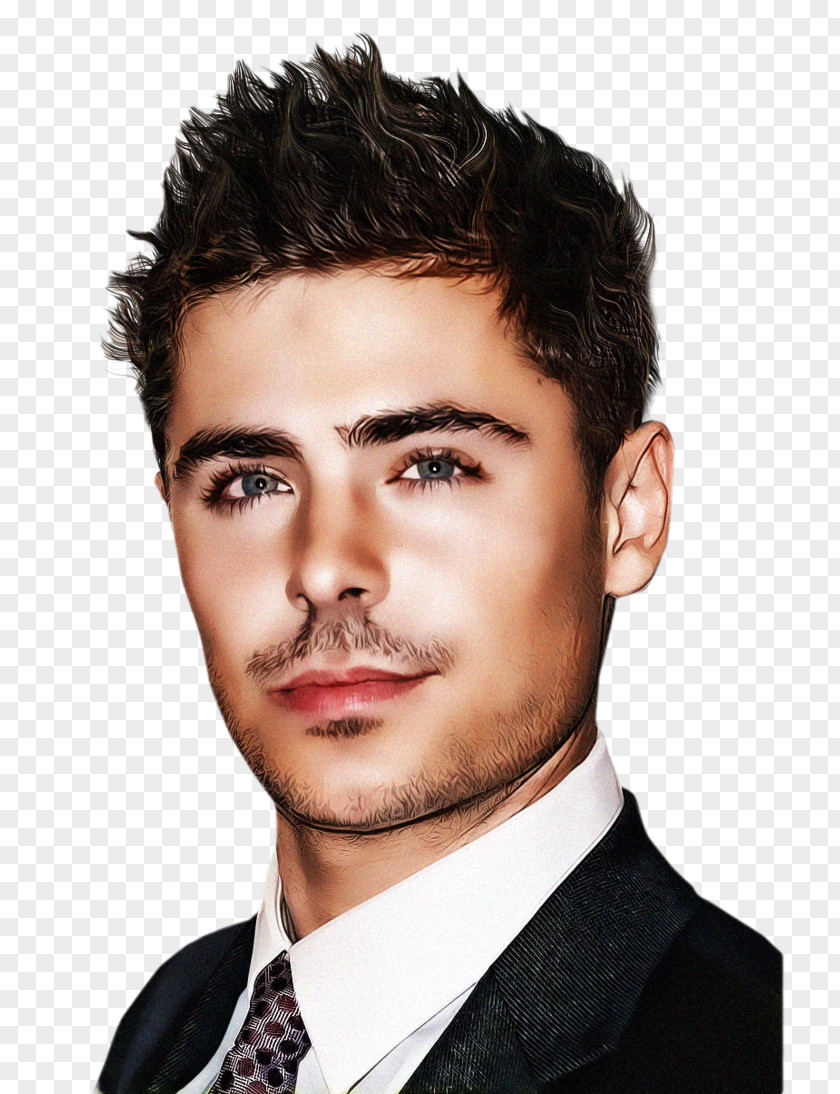 Zac Efron We Are Your Friends Hairstyle Facial Hair PNG