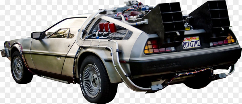 Backtothefuture DeLorean DMC-12 Car Dr. Emmett Brown Time Machine Back To The Future PNG