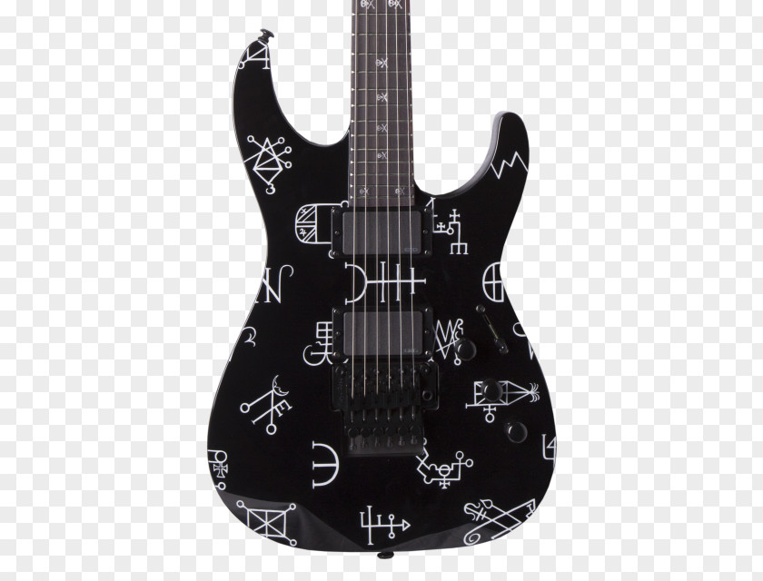 Electric Guitar ESP Guitars Kirk Hammett LTD Signature Series KH-602 KH Demonology PNG