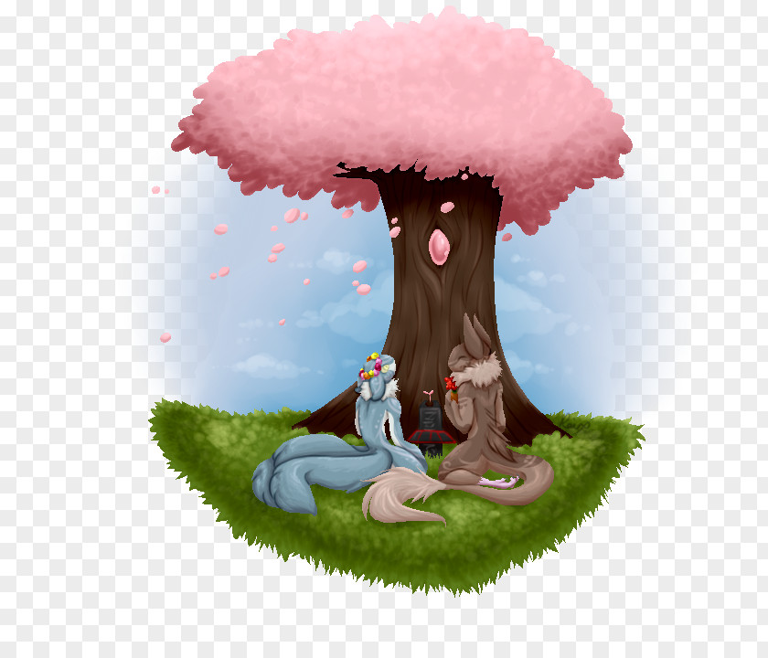 Hello Spring Cartoon Tree Organism Plant PNG