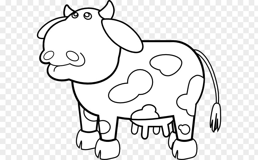 Outline Of Cow Highland Cattle Guernsey Clip Art PNG