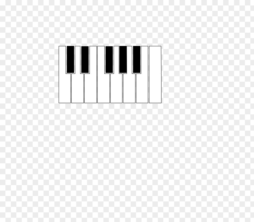 Piano Musical Keyboard Font PNG