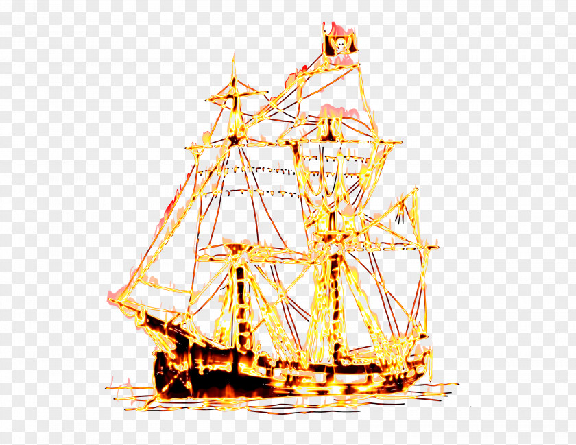 Ship Brigantine Caravel Clip Art Image PNG
