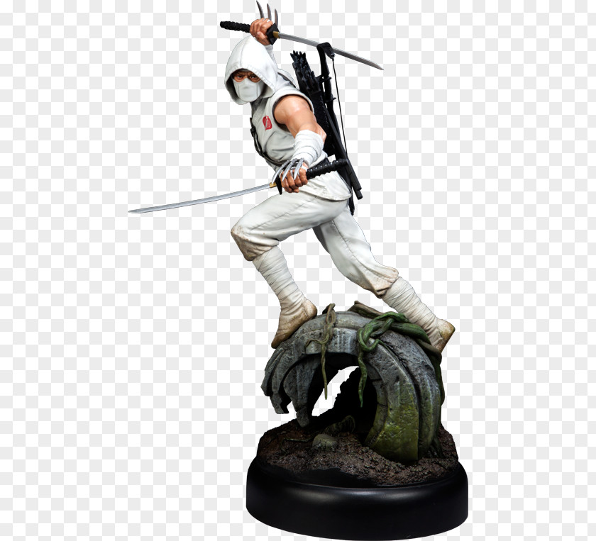 Storm Shadow Statue Snake Eyes G.I. Joe Sideshow Collectibles PNG