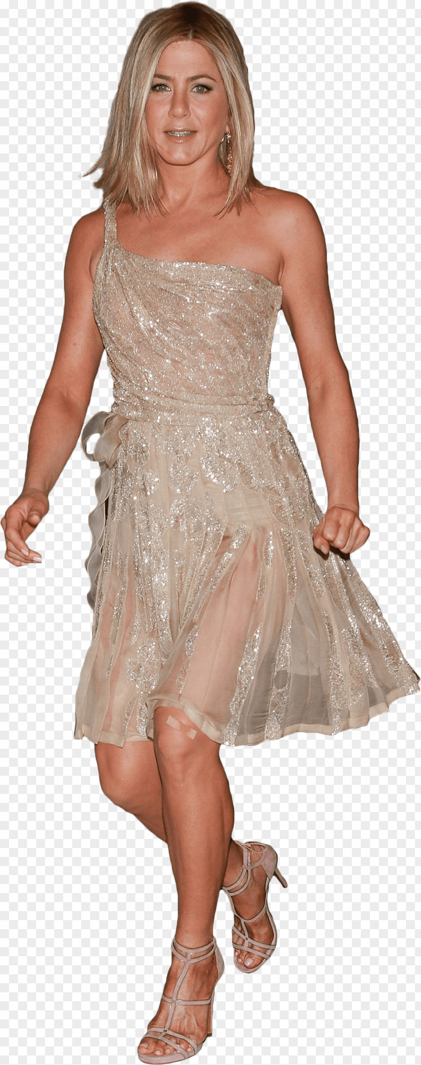 Walking Stick Jennifer Aniston Dress PNG