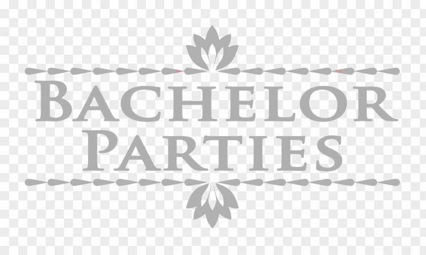 Bachelor PARTY Logo Brand White Font PNG