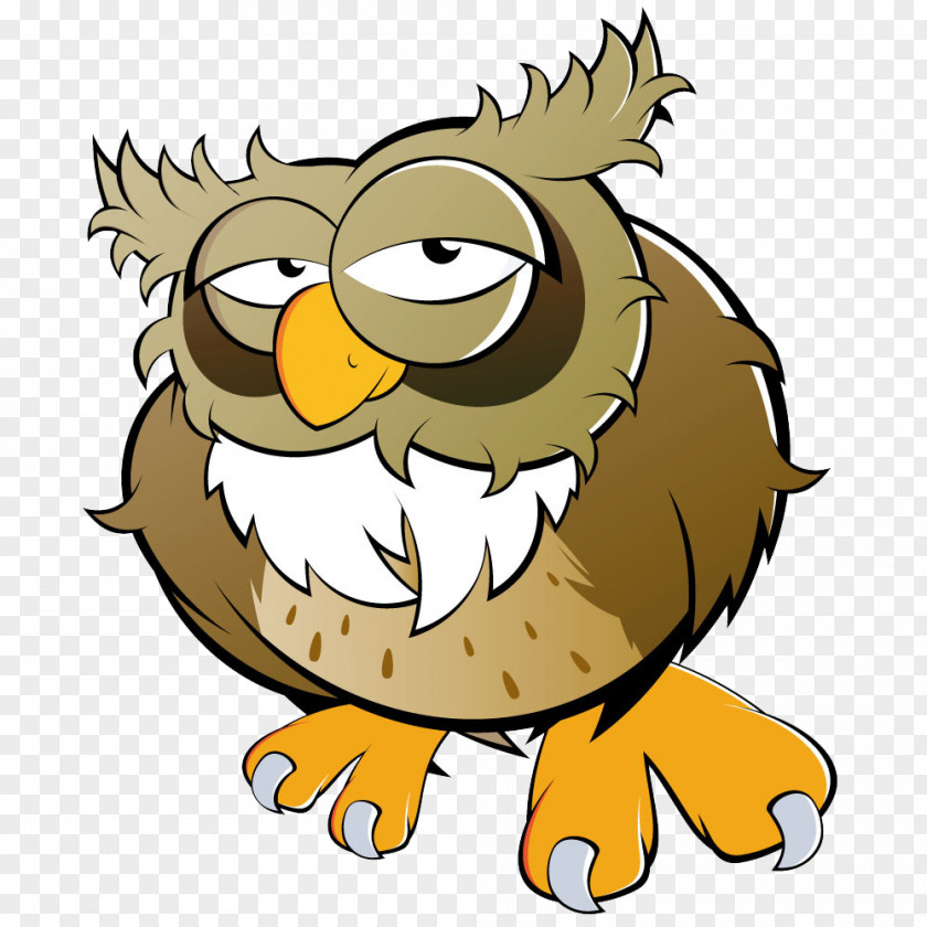 Owl Cartoon Royalty-free Illustration PNG