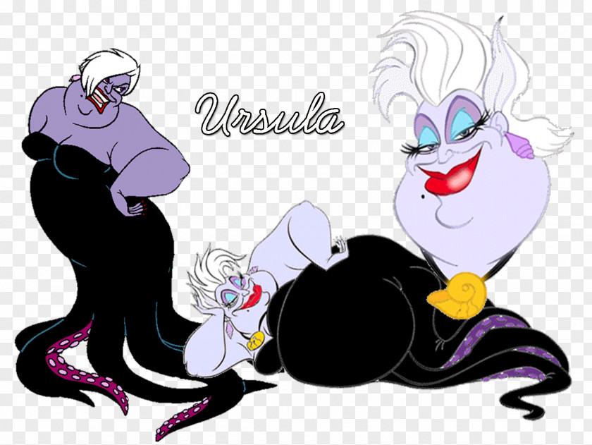 SIRENITA ARIEL Ursula Ariel Flotsam The Little Mermaid PNG