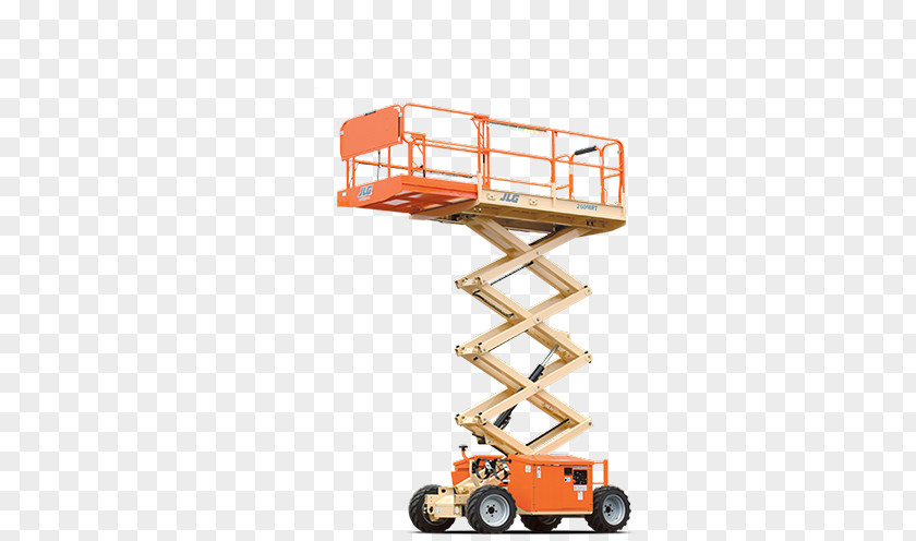 Aerial Work Platform Elevator Telescopic Handler Genie Equipment Rental PNG