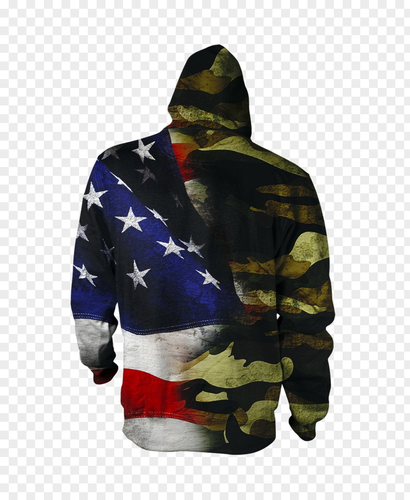 Blended Flag Sweatshirt The Great American Of United States America Camouflage PNG