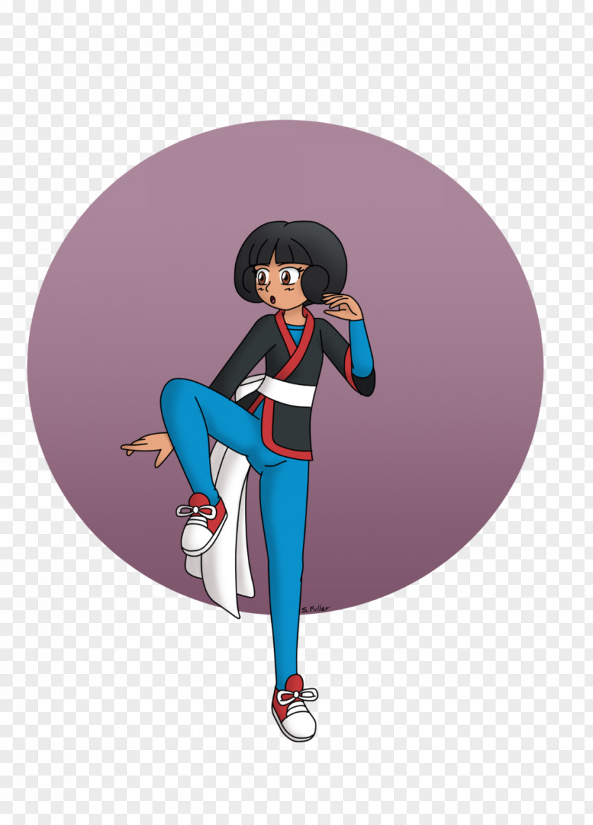 Blossoming Cartoon Character Female PNG