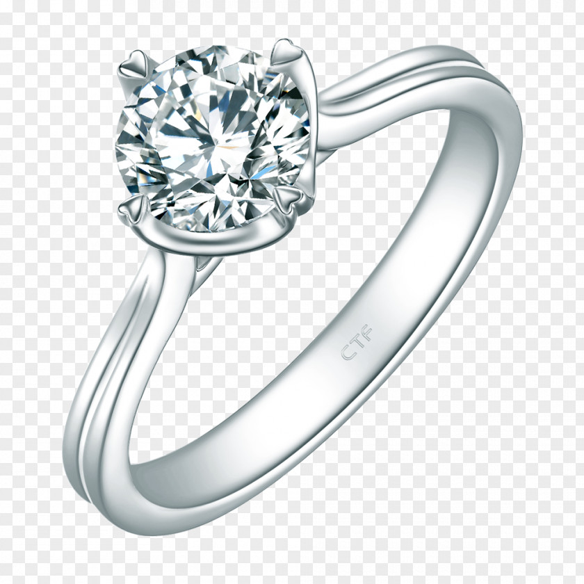 Diamond Chow Tai Fook Wedding Ring Jewellery PNG