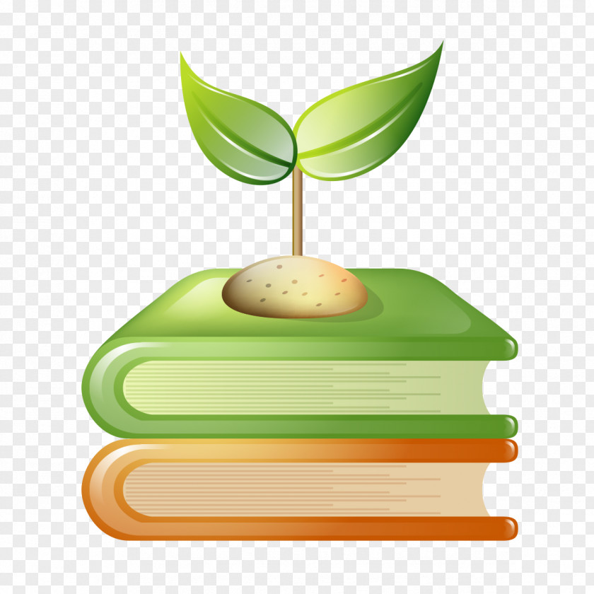 Green Books The Book Textbook PNG