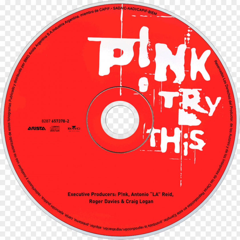 P!nk Try This Compact Disc Hidden Track PNG