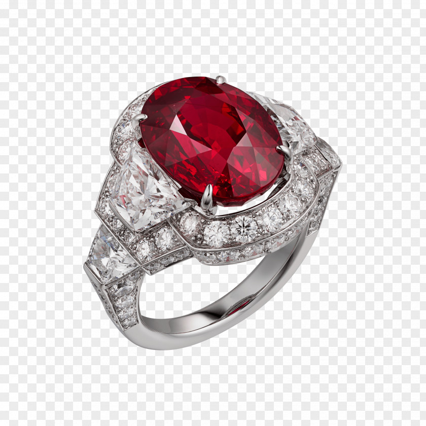 Ruby Cartier Earring Jewellery PNG