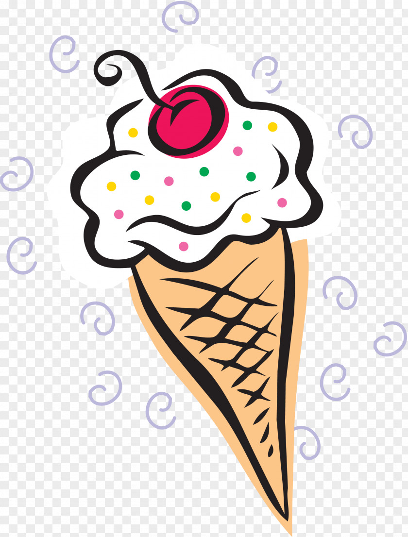 Waffle Ice Cream Cones Food Clip Art PNG