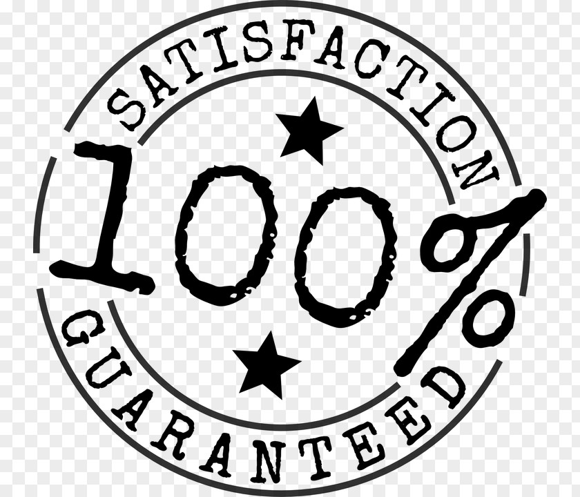 100% Guarantee Customer Satisfaction Service Business PNG