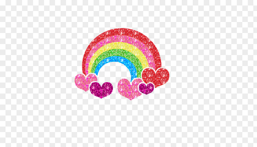 Beautiful Rainbow Chinese Zodiac Heart Child Animation PNG