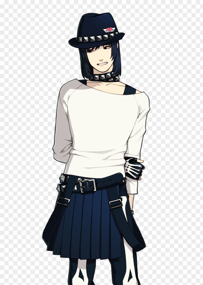 Cosplay Dramatical Murder Wig Game Costume PNG