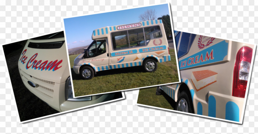 Ice Cream Van Vanilla Car PNG