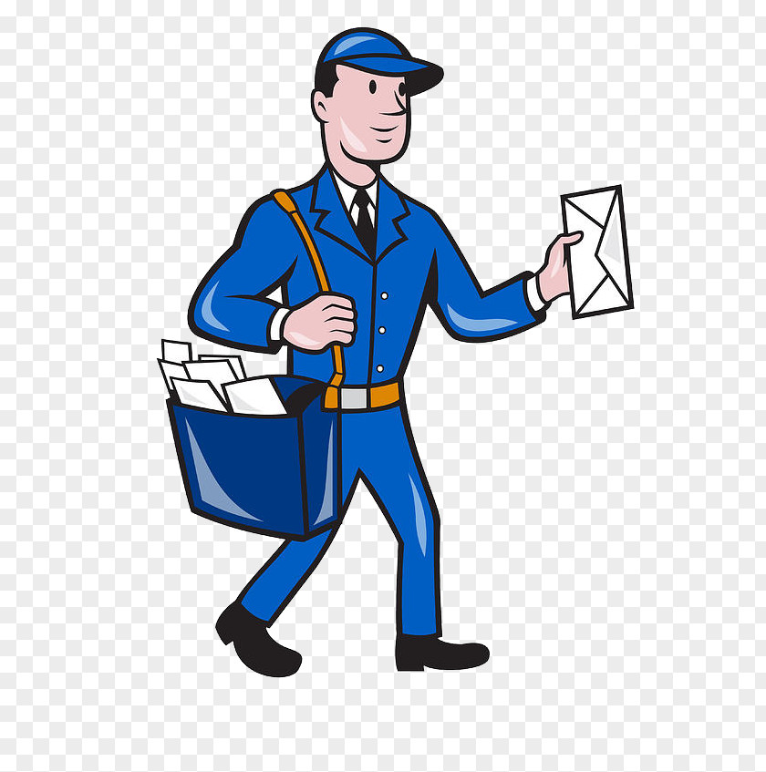 Mail Carrier Cartoon Royalty-free PNG