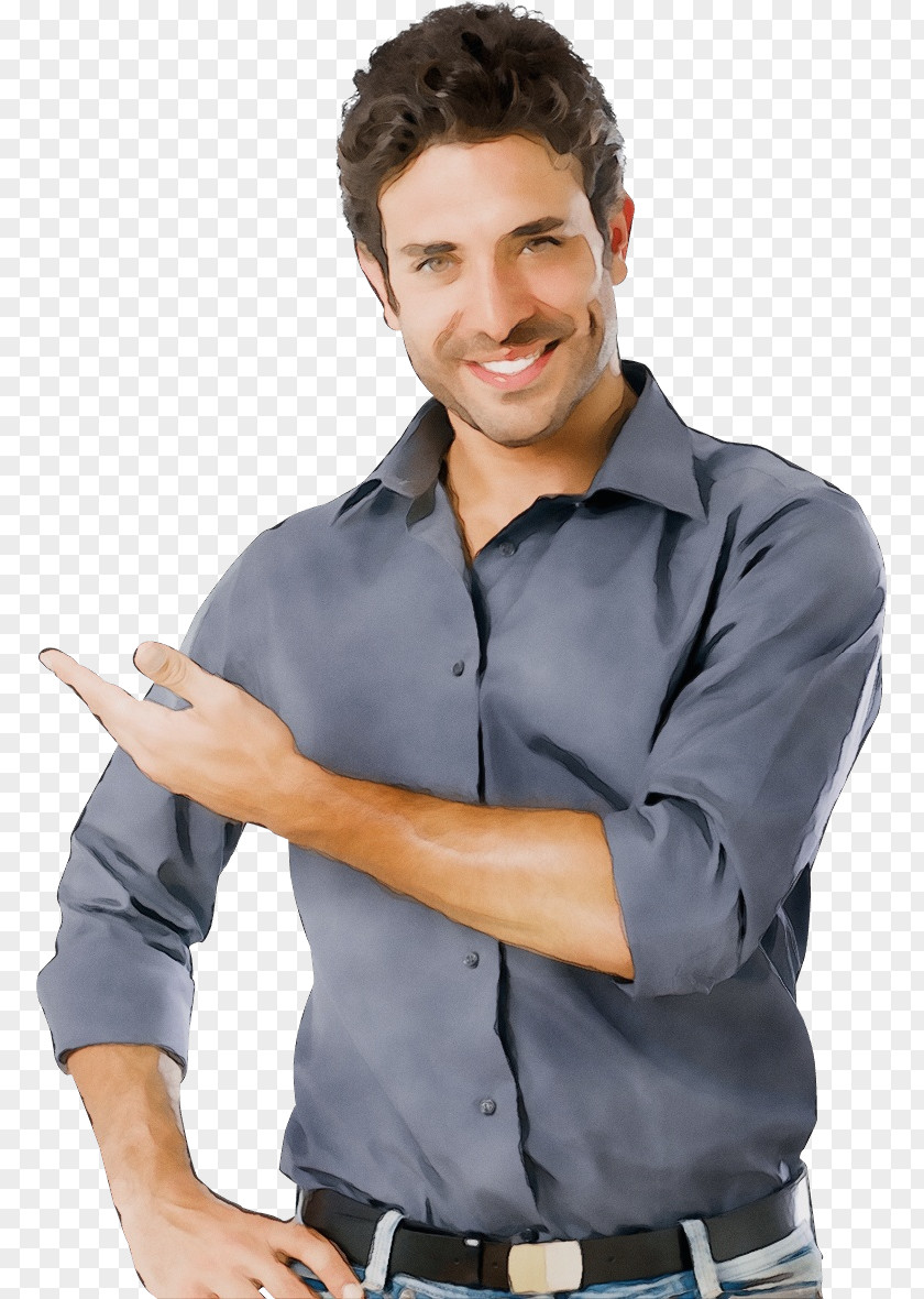 Whitecollar Worker Shirt Arm Standing Male Elbow Hand PNG