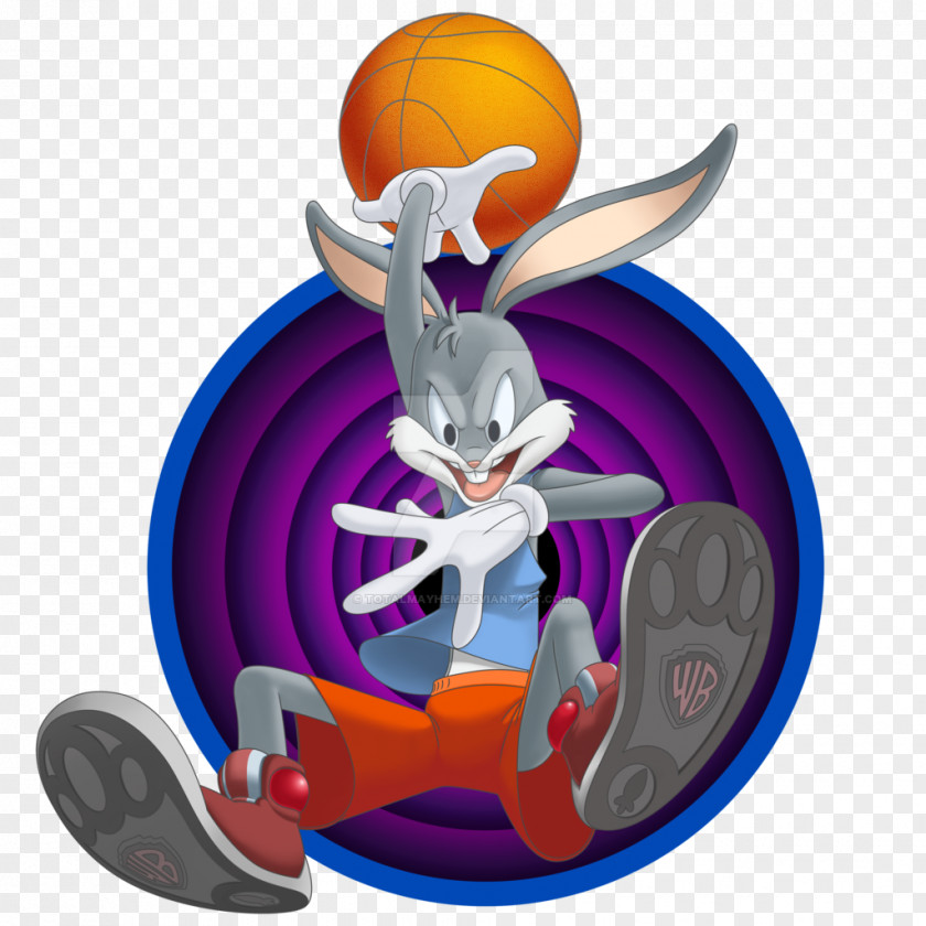 Bugs Bunny Basketball Product Design Cartoon Illustration Sporting Goods Purple PNG