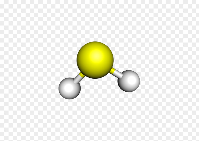 Hydrogen Sulfide Gas Molecule PNG