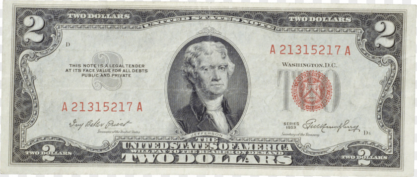 Money Image United States Two-dollar Bill Replacement Banknote One-dollar Dollar PNG
