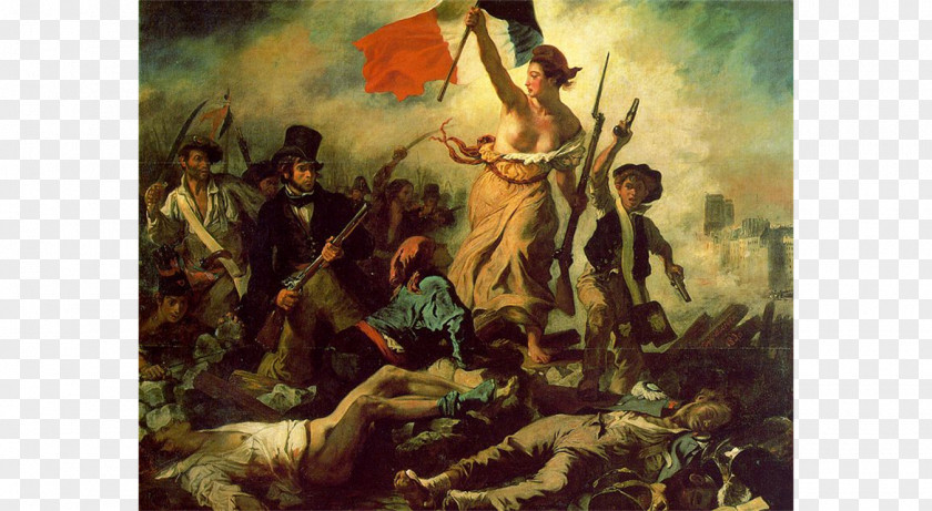 Painting Liberty Leading The People Musée Du Louvre Artist PNG