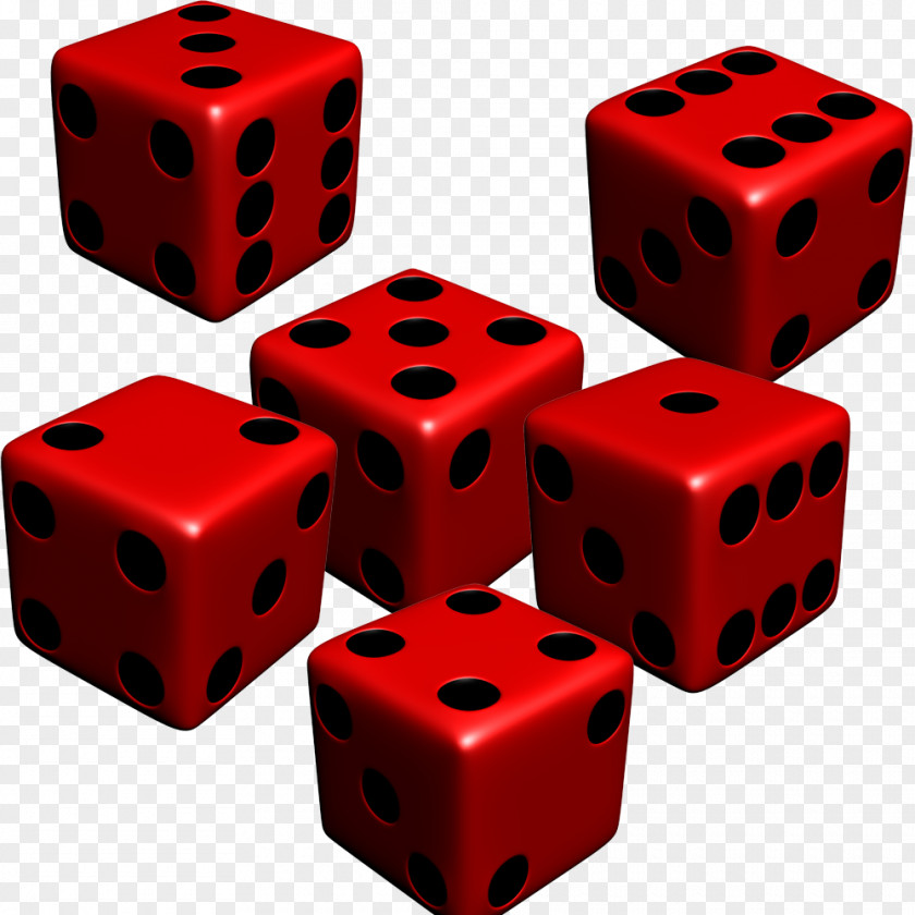 Red Dice Game Gambling PNG