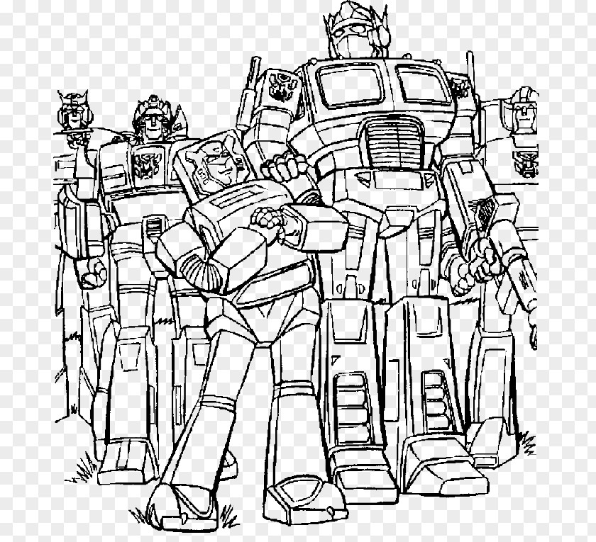 Transformers Drawing Optimus Prime Bumblebee Megatron Universe PNG