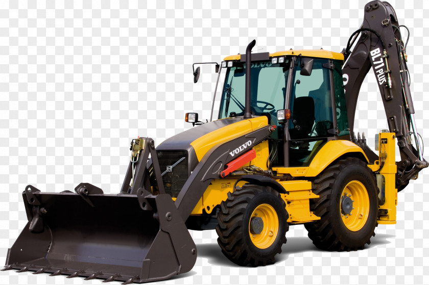 Volvo AB Cars Backhoe Loader PNG