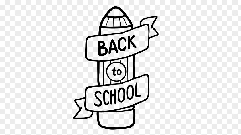 Back 2 School Drawing Line Art Clip PNG