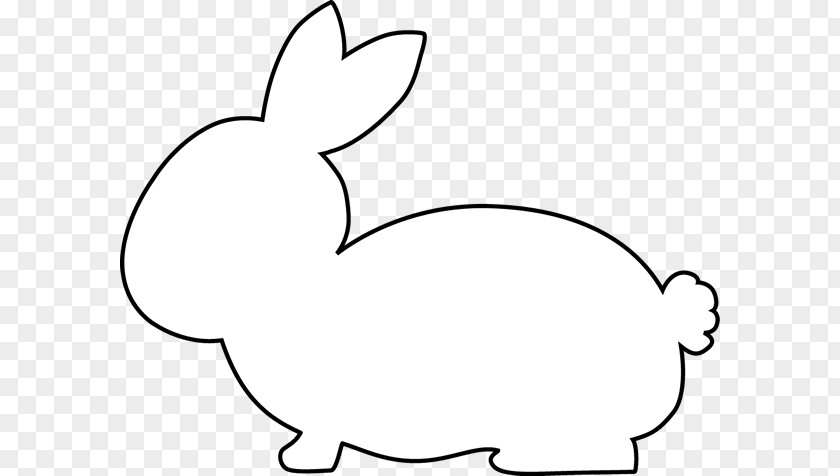 Bunny Silhouette Domestic Rabbit Hare Bird Beak PNG