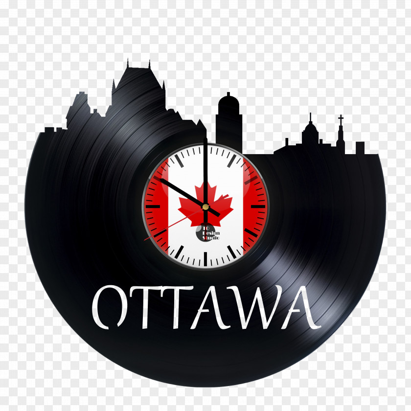 Large Vintage Wall Clock Ottawa Royalty-free World Silhouette PNG